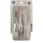 ست اتود و پرگار کریتورز کلاس 8 تکه/صورتی