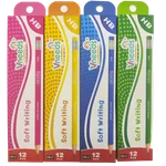 مداد مشکی پاکن دار 12 عددی vneeds