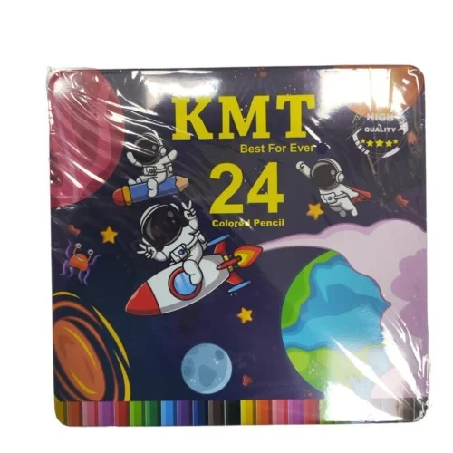 مداد رنگی 24 رنگ KMT