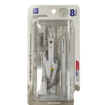 ست اتود و پرگار کریتورز کلاس 8 تکه/سفید