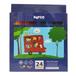 مداد رنگی 24 عددی پاپکو