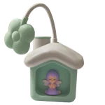 چراغ مطالعه شارژی فانتزی طرح فرشته/سبز