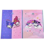 دفتر حاشیه دار ته چسب طرح کرومی