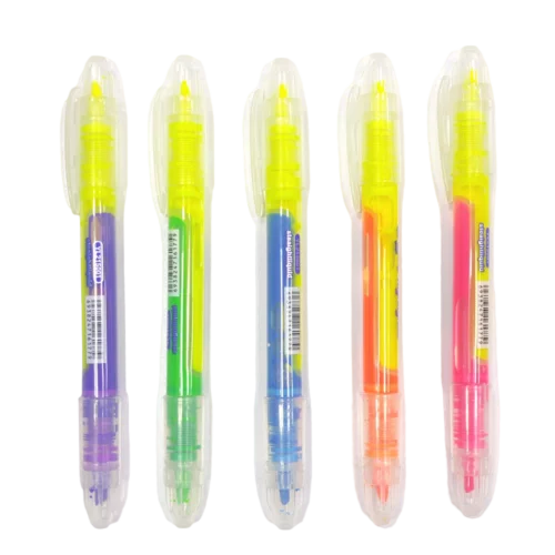 هایلایتر جوهر مایع دو رنگ