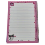 دفتر حاشیه دار سیمی طرح کرومی 2