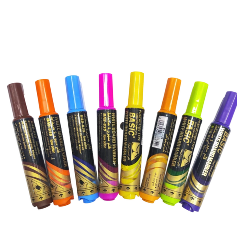 ماژیک وایت برد 8 رنگ basic