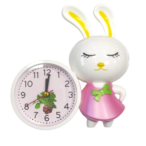 ساعت رومیزی فانتزی طرح خرگوش