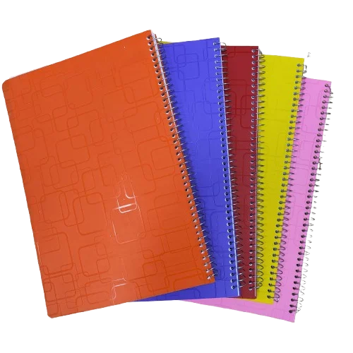 دفتر سیمی 100 برگ رحلی جلد PP