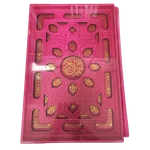 قرآن رنگی چرمی  قابدار کشویی