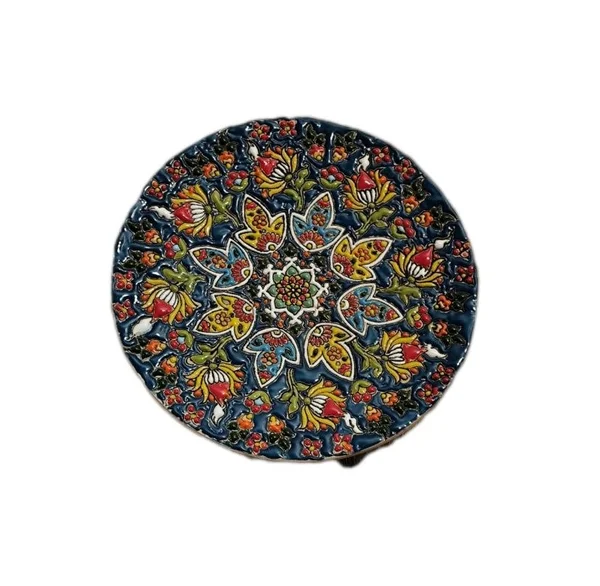 بشقاب میناکاری طرح  سنتی