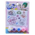 کیت استیکر نگین دار قابل رنگ خانواده کرومی