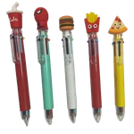 خودکار فشاری 6 رنگ فانتزی