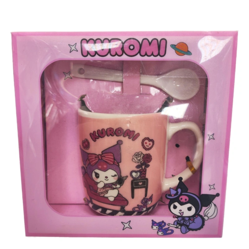 ماگ فانتزی قاشق دار کرومی