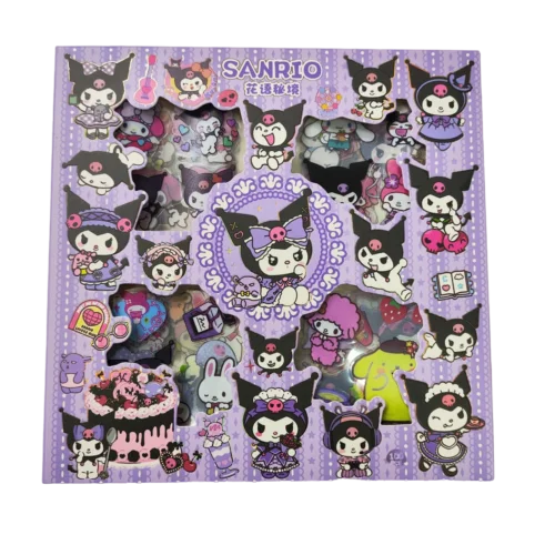 استیکر شفاف جعبه ای کرومی