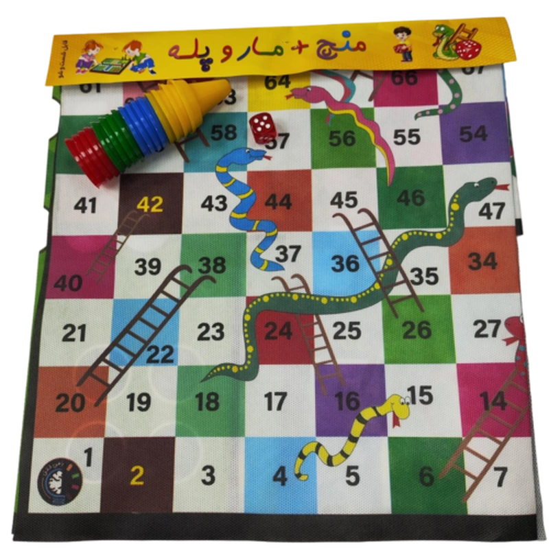 منچ و مار پله پارچه ای