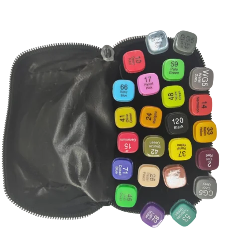 ماژیک حرفه ای نقاشی 24 رنگ دو سر touch