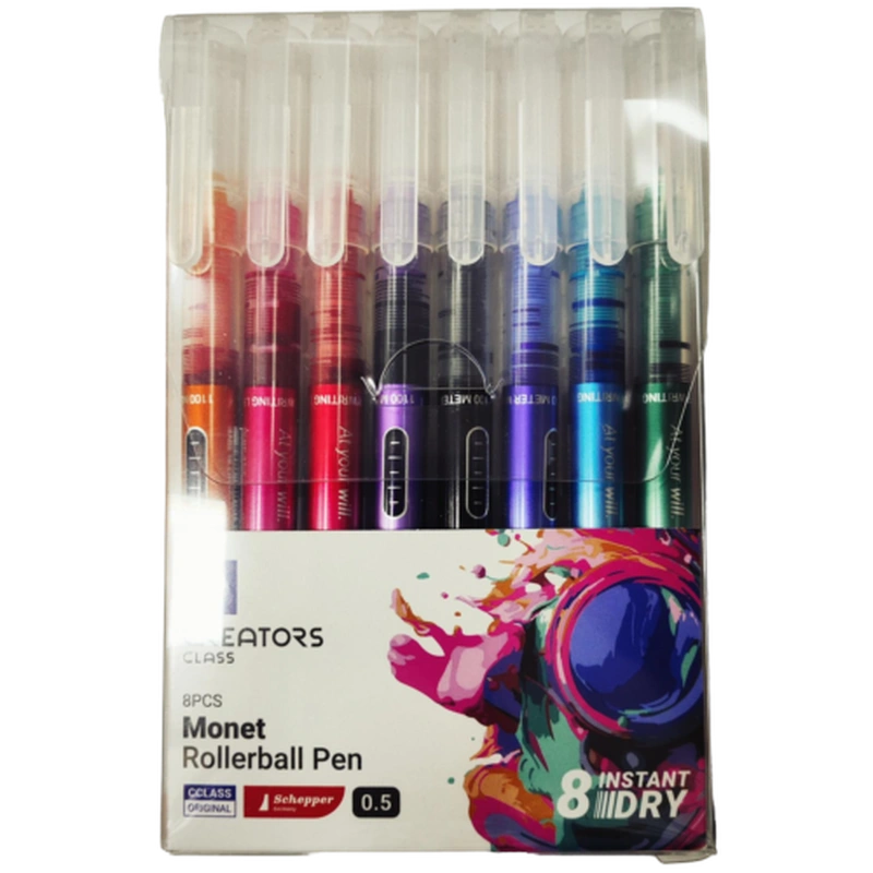 روان نویس 0.5 کریتورز 8 رنگ مدل MONET