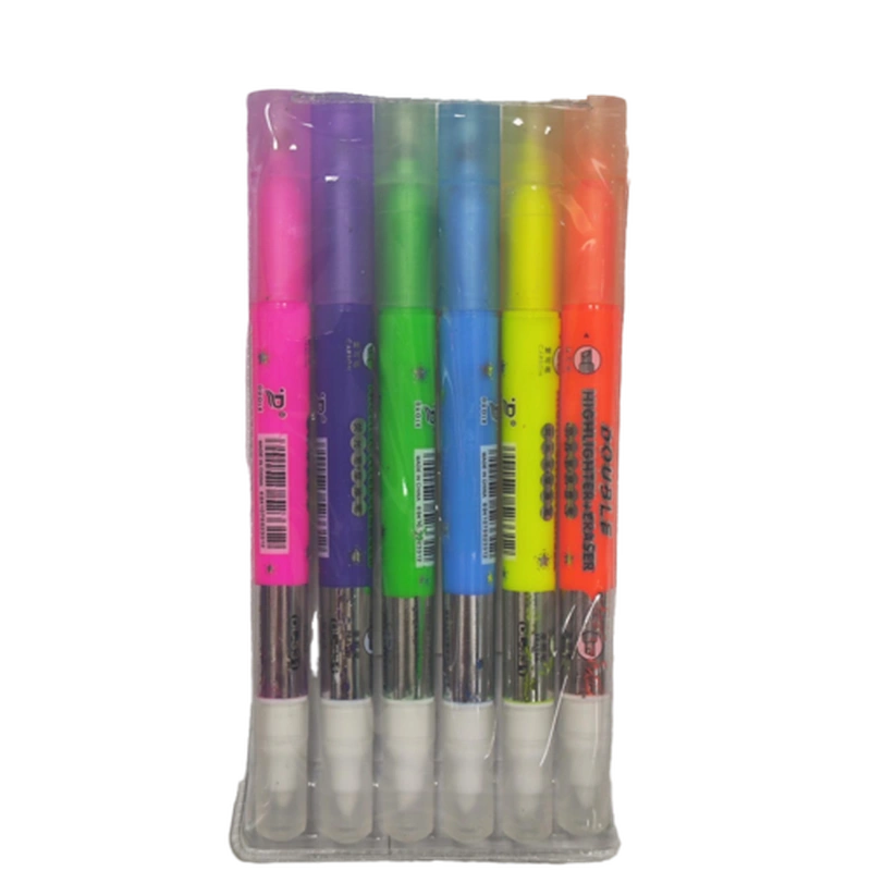 هایلایتر 6 عددی پاکن دار