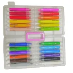 مداد شمعی 24 رنگ جعبه چمدانی/default