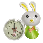 ساعت رومیزی فانتزی طرح خرگوش/سبز