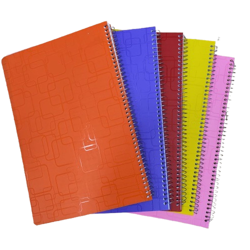 دفتر سیمی 100 برگ رحلی جلد PP