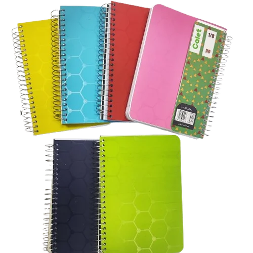 دفتر چه 150 برگ فنری PP