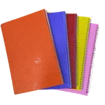 دفتر سیمی 100 برگ رحلی جلد PP