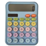 ماشین حساب پاستلی دکمه رنگی بزرگ