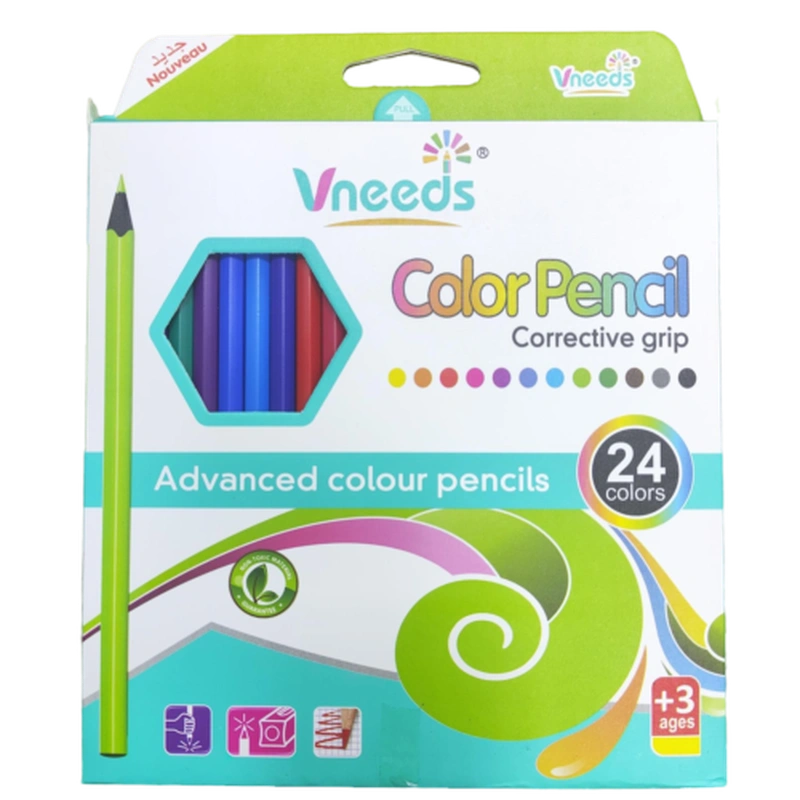 مداد رنگی 24 رنگ VNEEDS