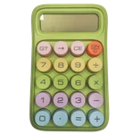 ماشین حساب پاستلی دکمه رنگی کوچک