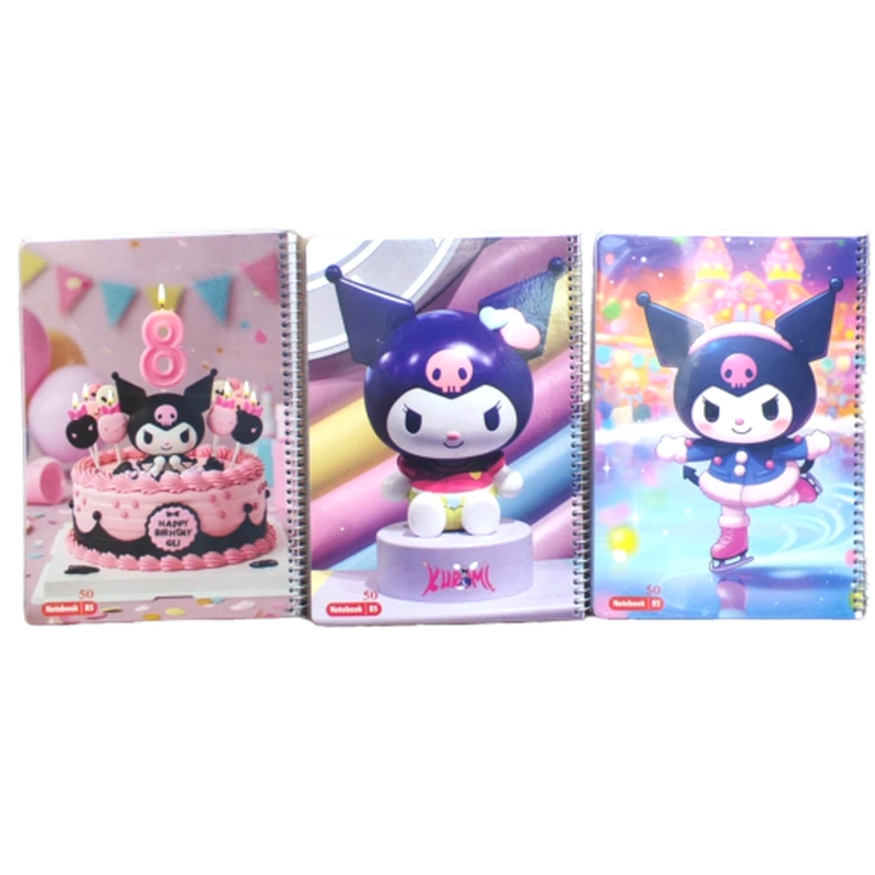 دفتر 50 برگ مجلد کرومی