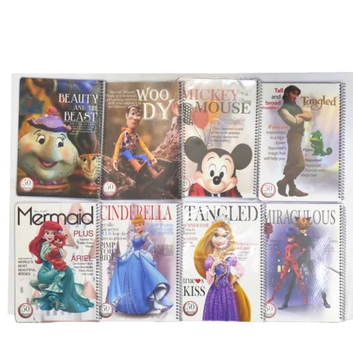 دفتر 50 برگ سیمی مجلد سلین-celine