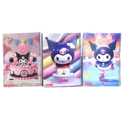 دفتر 50 برگ مجلد کرومی