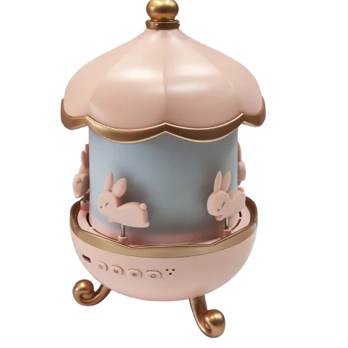 چراغ خواب کهکشانی طرح خرگوش چرخ و فلکی