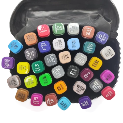 ماژیک حرفه ای نقاشی 36 رنگ دو سر touch