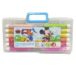 مداد شمعی 24 رنگ جعبه چمدانی