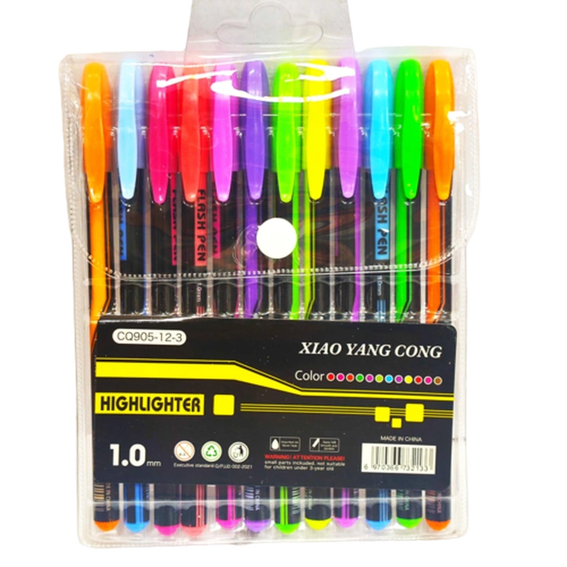 خودکار نئونی 12 رنگ