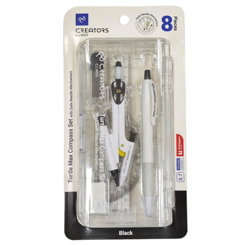 ست اتود و پرگار کریتورز کلاس 8 تکه