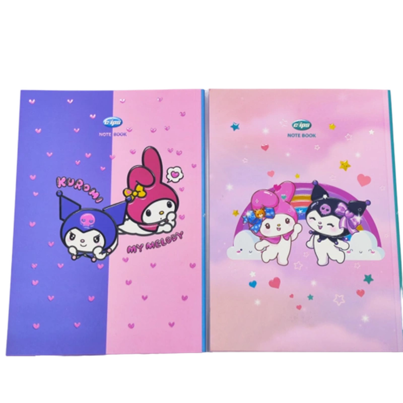 دفتر حاشیه دار ته چسب طرح کرومی