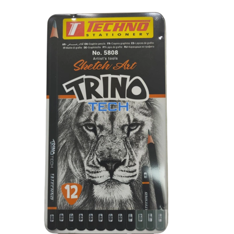 ست مداد طراحی تکنو ترینو 12تایی