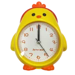 ساعت رومیزی زنگ دار جوجه فانتزی/زرد